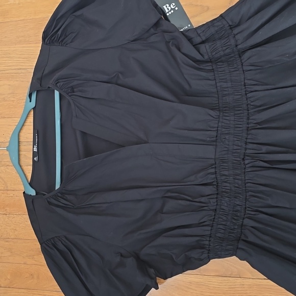 BE BY CHETTA B BRAND WOMEN'S PLUS BLACK SHORT SLEEVES SUMMER DRESS SIZE 3X - Picture 6 of 13